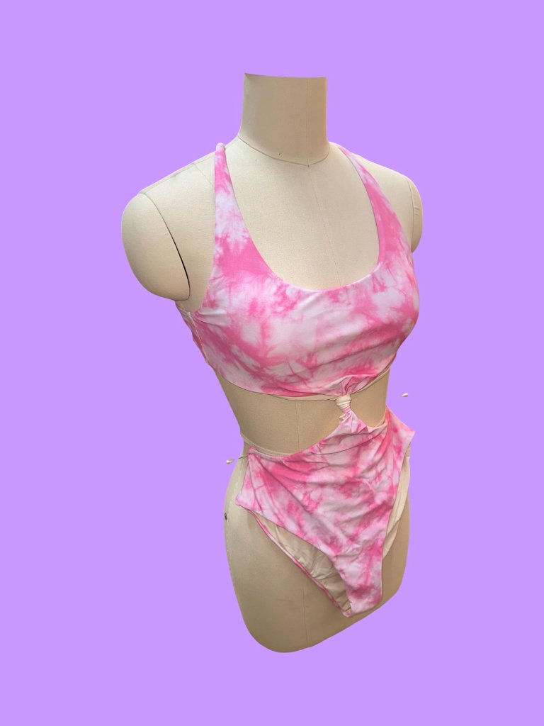 Berlook One Piece Swimsuit Pink Tiedye — image 5 of 8